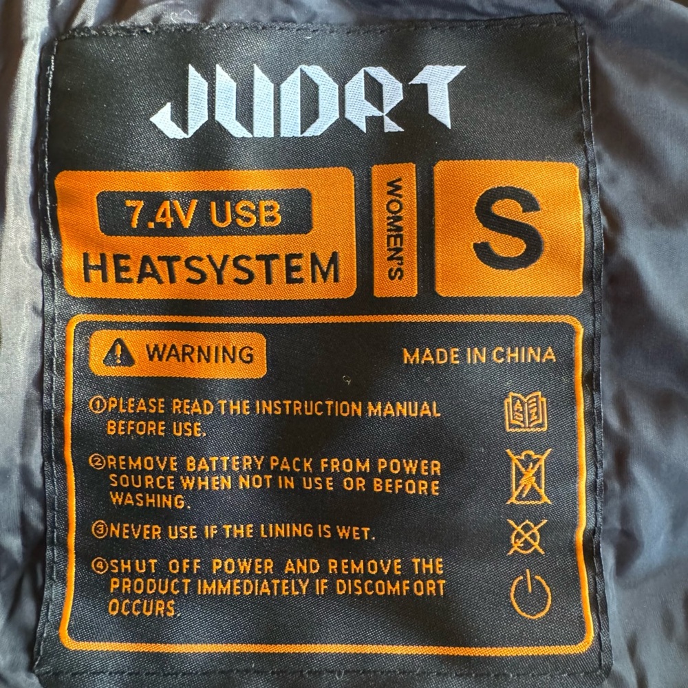 Women’s Heated Puffer Vest | Size Small | USB Rechargeable | NWT - Picture 3 of 7